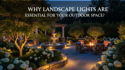Why Landscape Lights Are Essential for Your Outdoor Space?