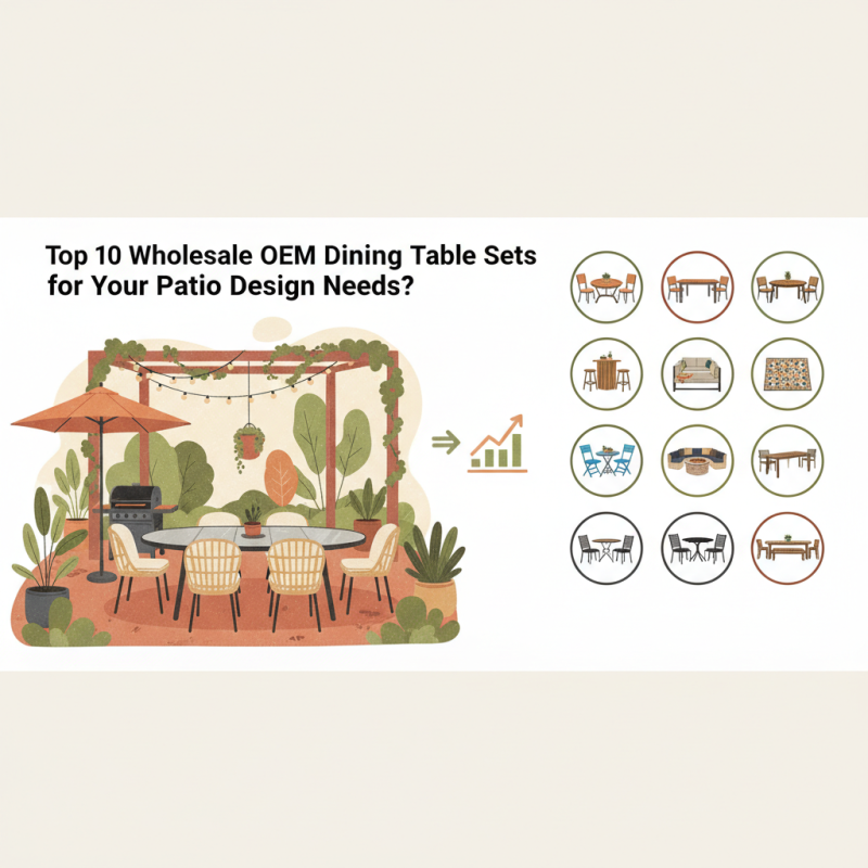 Top 10 Wholesale OEM Dining Table Sets for Your Patio Design Needs?