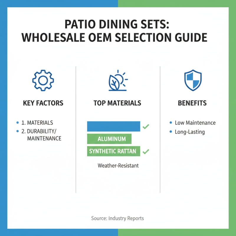 Top 10 Wholesale OEM Dining Table Sets for Your Patio Design Needs?