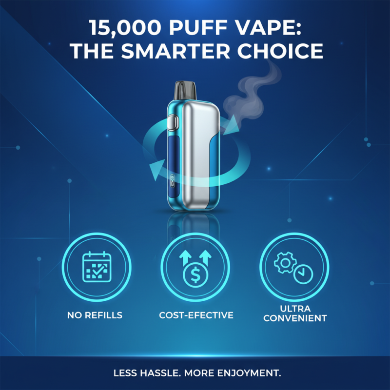 Why Choose a 15000 Puff Vape for Your Smoking Experience?