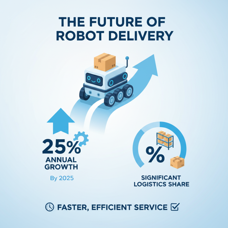 How to Use Ground Robots for Efficient Delivery Services?