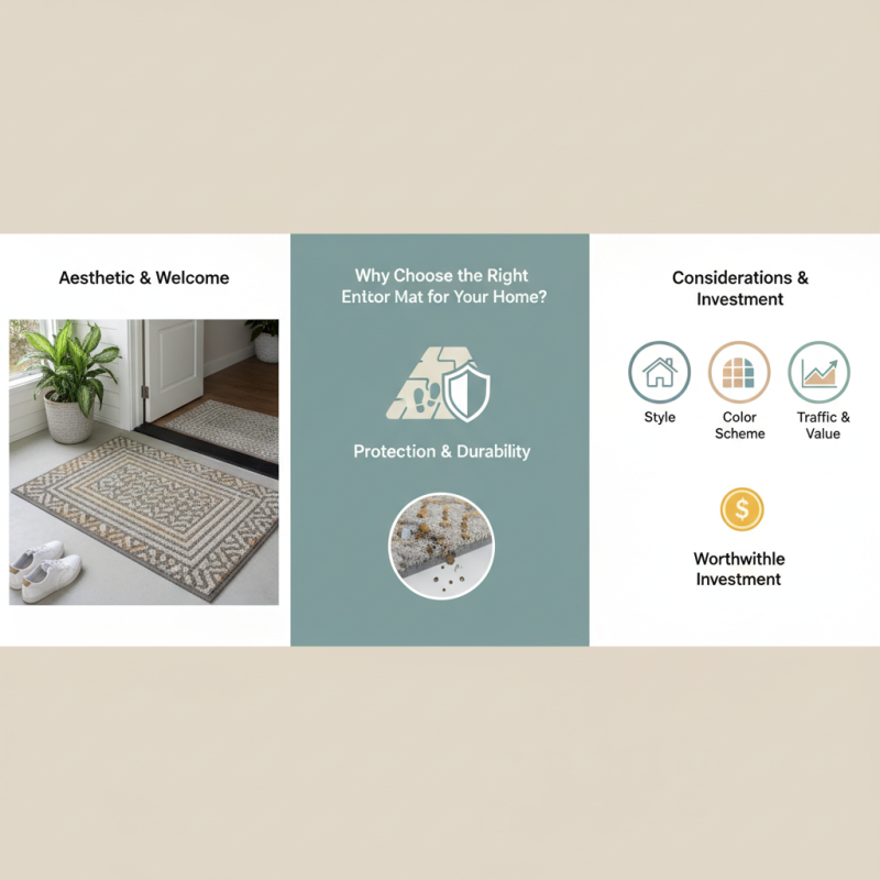 Why Choose the Right Entrance Door Mat for Your Home?