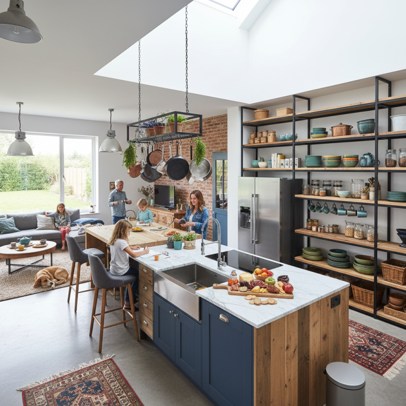 What is a Kitchen Sink Kitchen and Why is it Popular?
