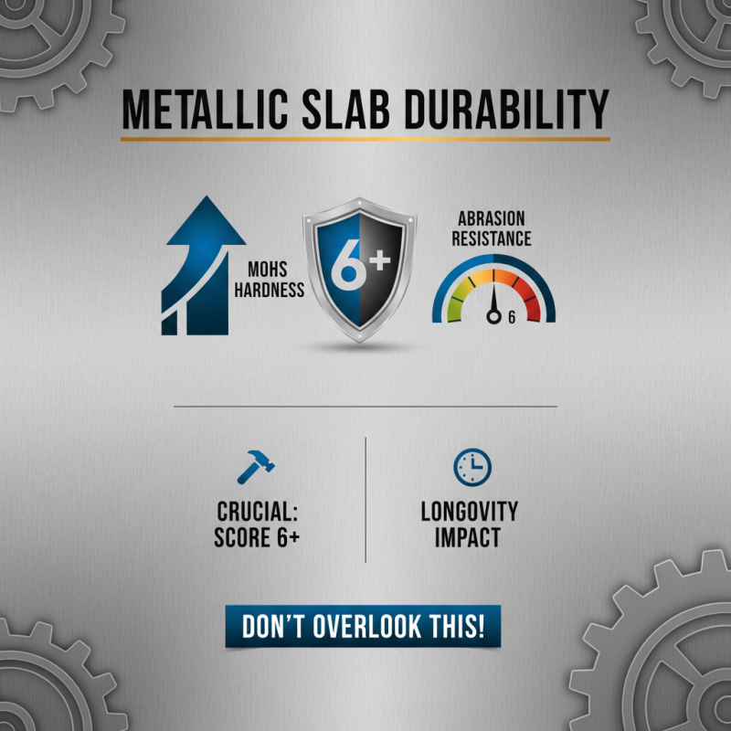 How to Choose the Right Metallic Tone Slab for Your Project?