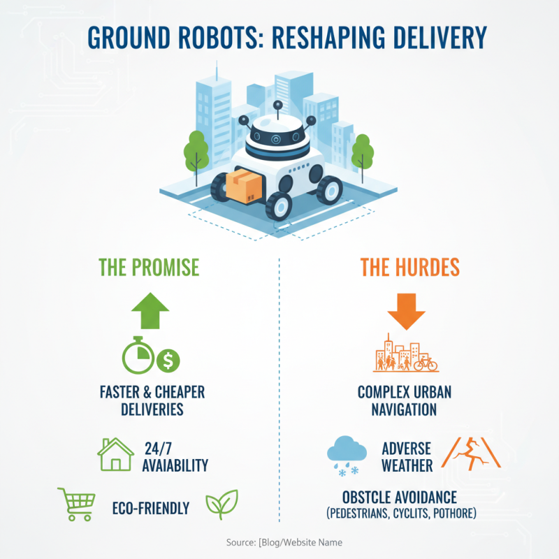 How to Use Ground Robots for Efficient Delivery Services?