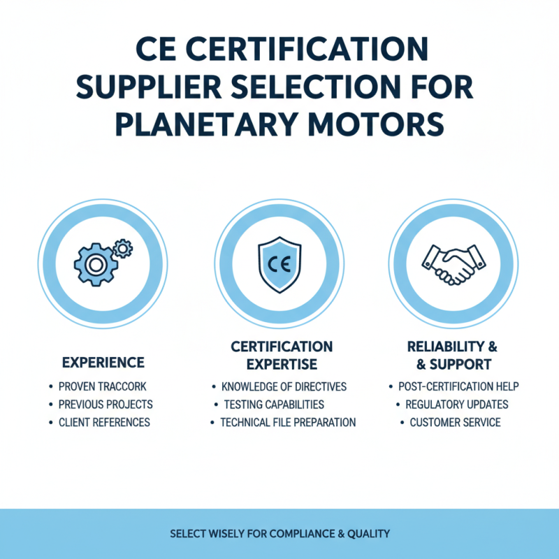 2026 Best Custom CE Certification Planetary Motor Supplier Guide?