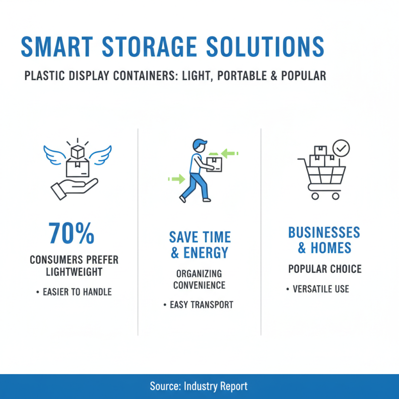 Top 5 Benefits of Using Plastic Display Containers for Storage?