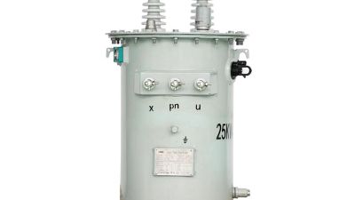 Single-phase overhead distribution transformer