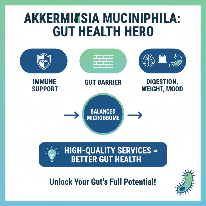 Top 5 Tips for Accessing High Quality Akkermansia Muciniphila Services in China?