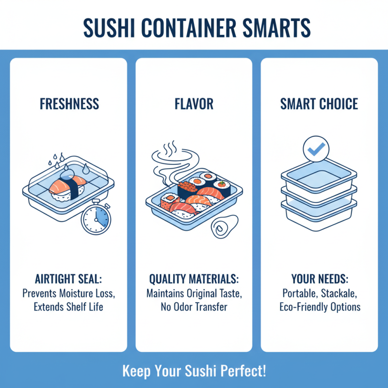 Best Sushi Containers for Freshness and Convenience 2026?
