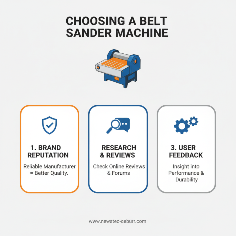 How to Choose the Right Belt Sander Machine for Your Project?