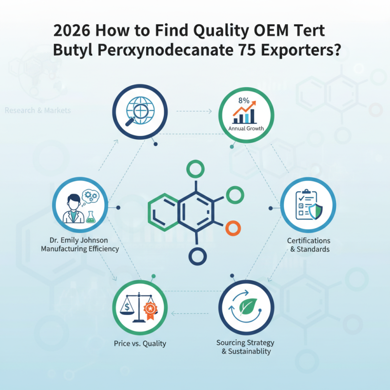 2026 How to Find High Quality OEM Tert Butyl Peroxyneodecanoate 75 Exporters?