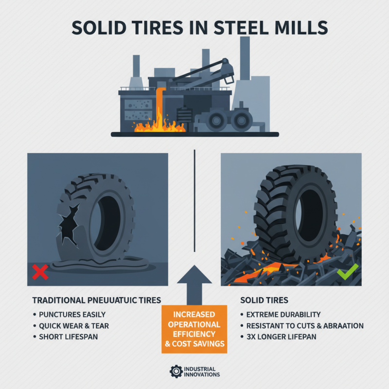 Why Choose Solid Tires for Steel Mill Loaders?