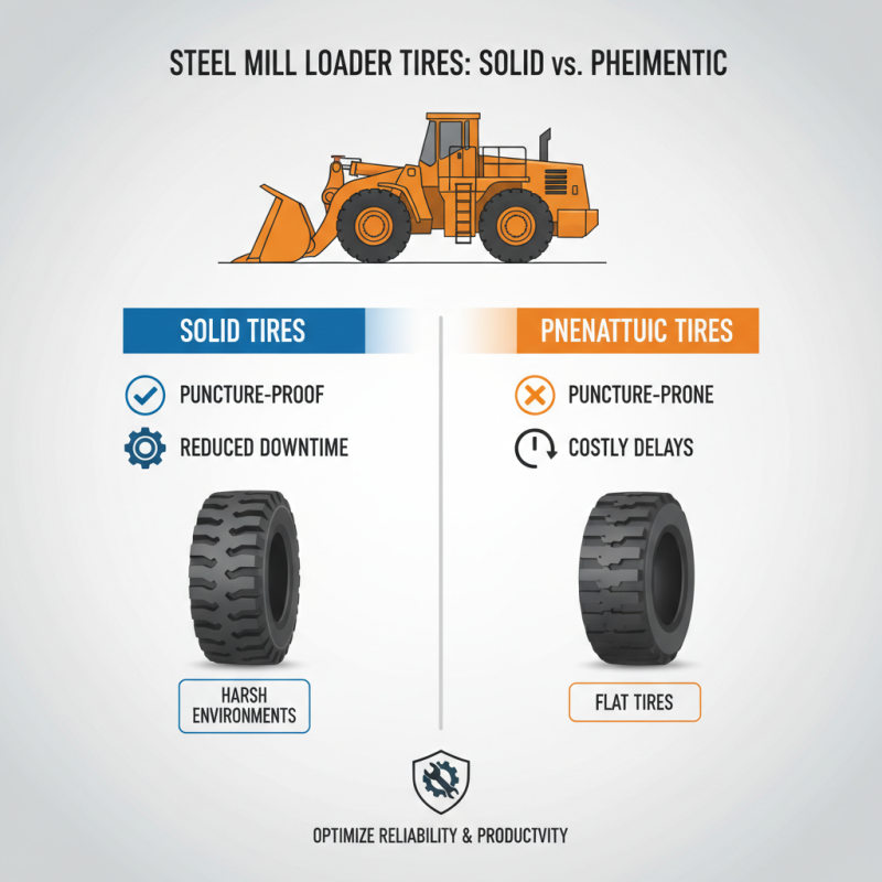 Why Choose Solid Tires for Steel Mill Loaders?