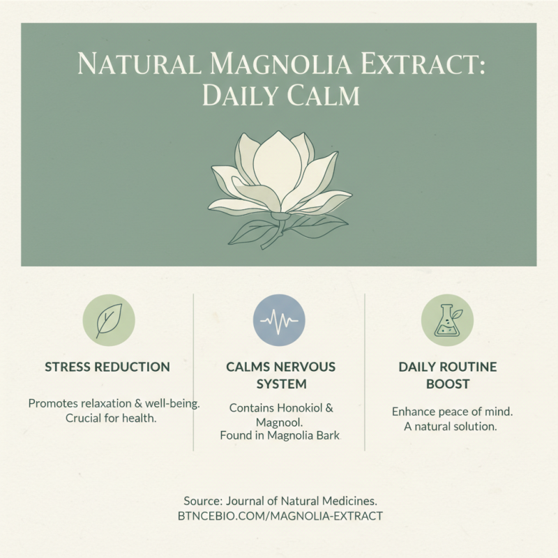 How to Use Magnolia Extract for Stress Relief and Wellbeing?
