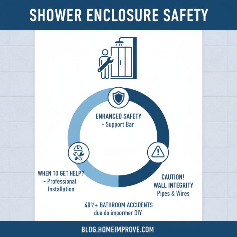 How to Install a Shower Enclosure Support Bar for Safety?