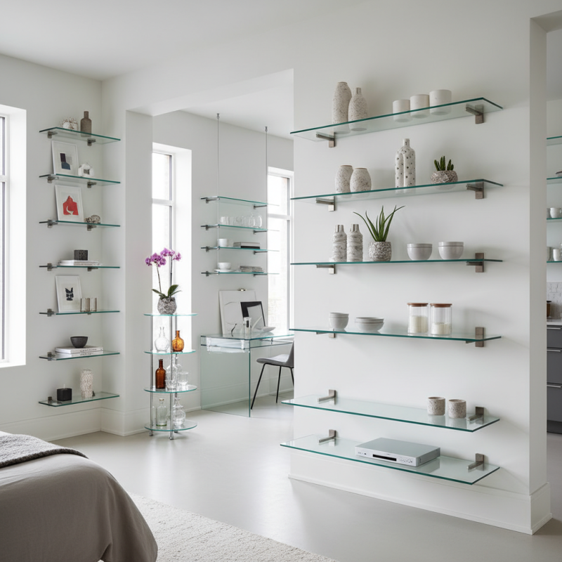 Top 10 Glass Shelves Ideas for Your Home Decoration?