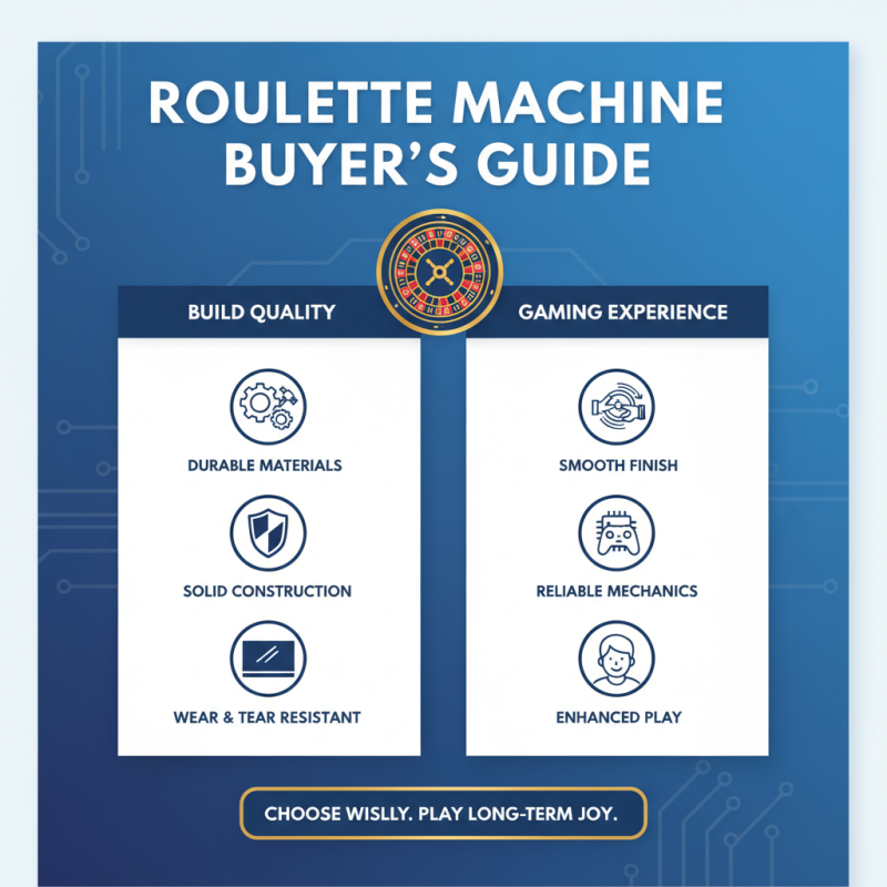 2026 How to Choose the Best High Quality Wholesale Roulette Game Machine?