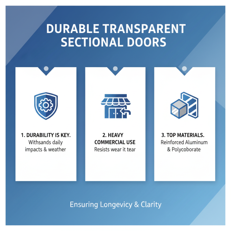 2026 How to Choose Wholesale China Transparent Sectional Door for Your Business?