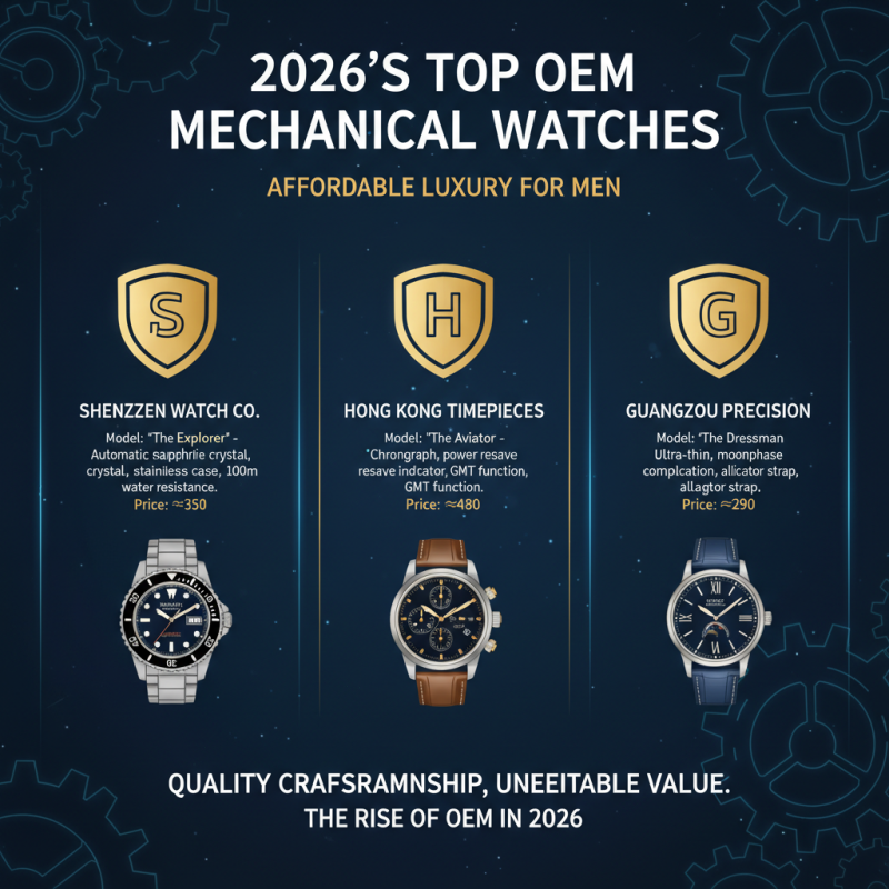 2026 Best OEM Discount Mechanical Watches For Men Exploring Top Choices?