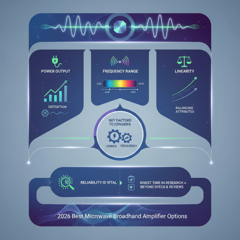 2026 Best Microwave Broadband Amplifier Options for You?