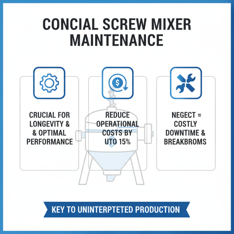 How to Choose the Right Conical Screw Mixer for Your Needs?
