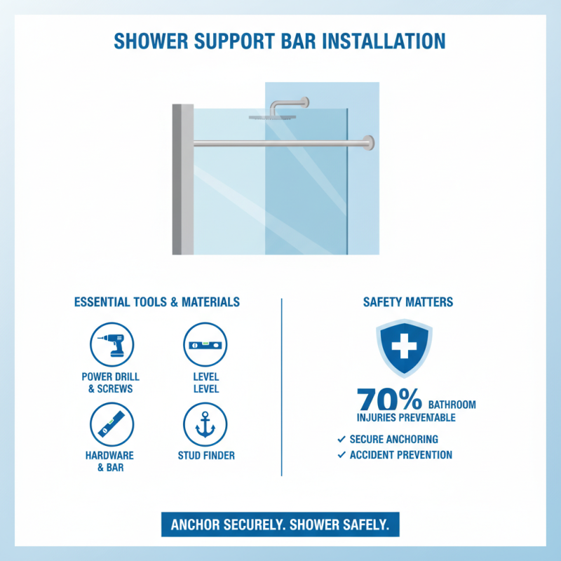 How to Install a Shower Enclosure Support Bar for Safety?