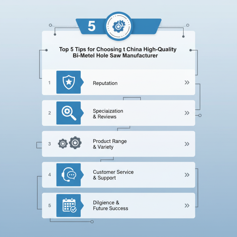 Top 5 Tips for Choosing a China High Quality Bi Metal Hole Saw Manufacturer?