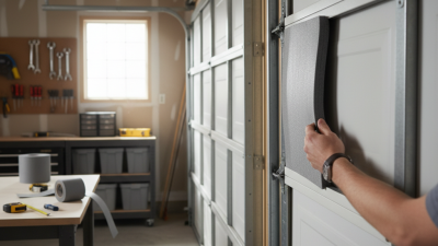 Como usar fita isolante para portas de garagem de forma eficaz?