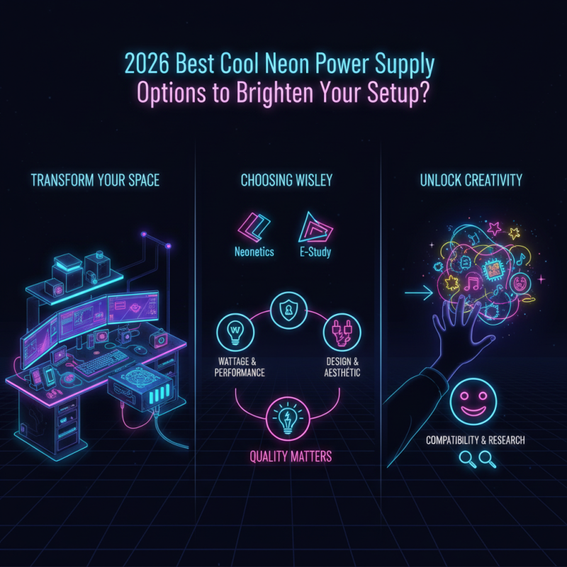 2026 Best Cool Neon Power Supply Options to Brighten Your Setup?