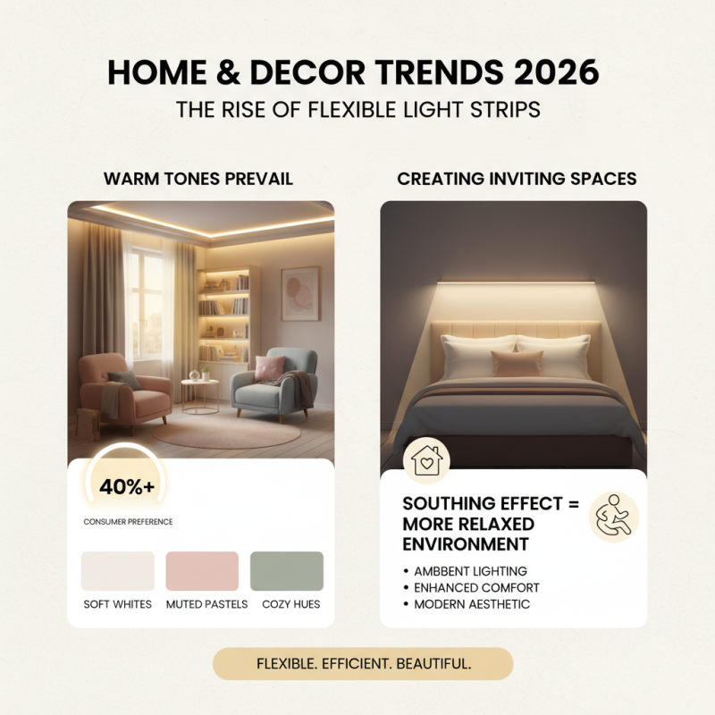 2026 Top Flexible Light Strip Trends for Home and Decor?
