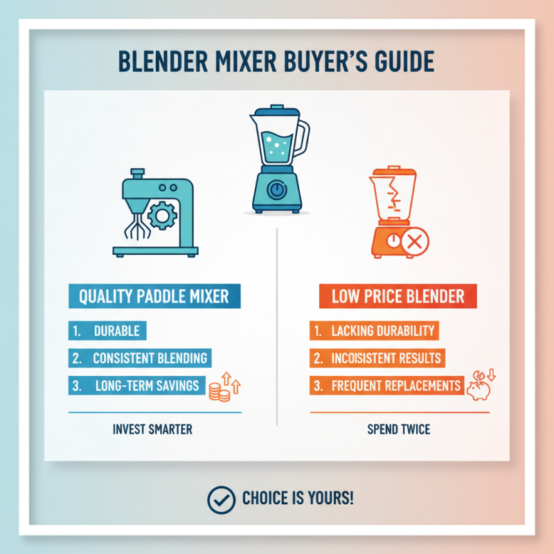 How to Choose a High-Quality China Blender Mixer Machine Manufacturer?