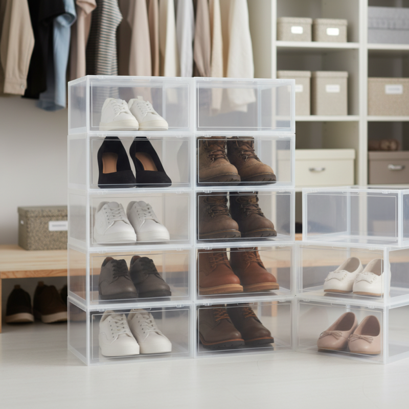 Top 10 Benefits of Using Plastic Shoe Boxes for Storage?
