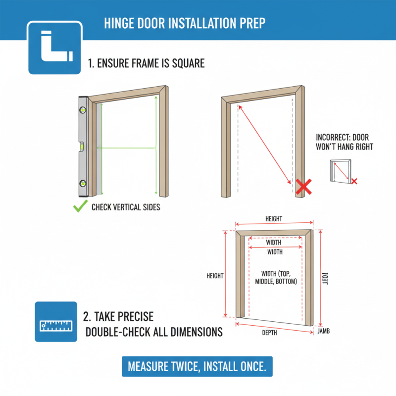 How to Install a Hinge Door Correctly?