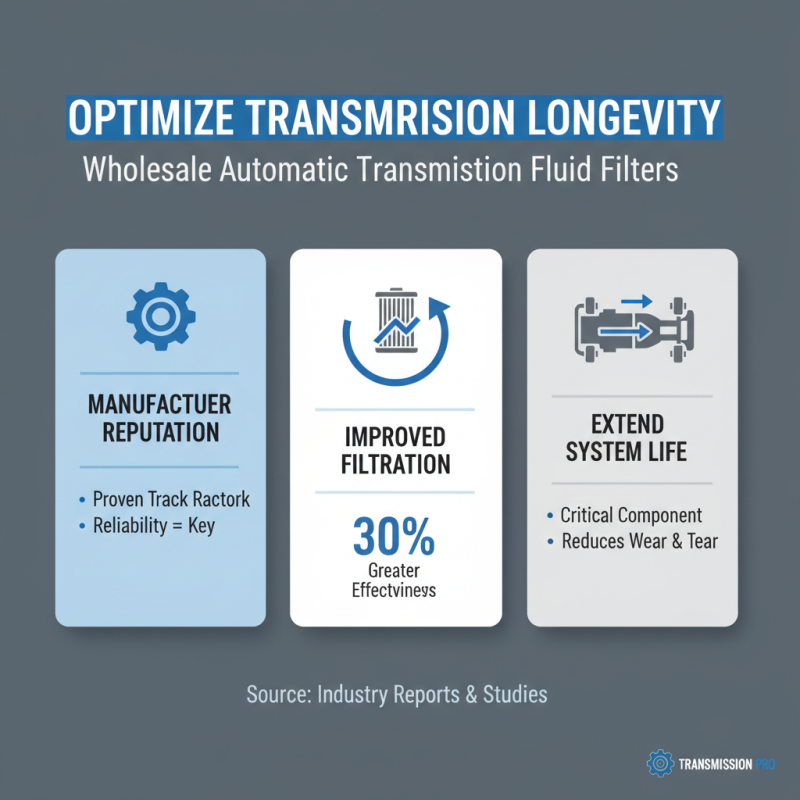 10 Essential Tips for Choosing High Quality Wholesale Automatic Transmission Fluid Filters?