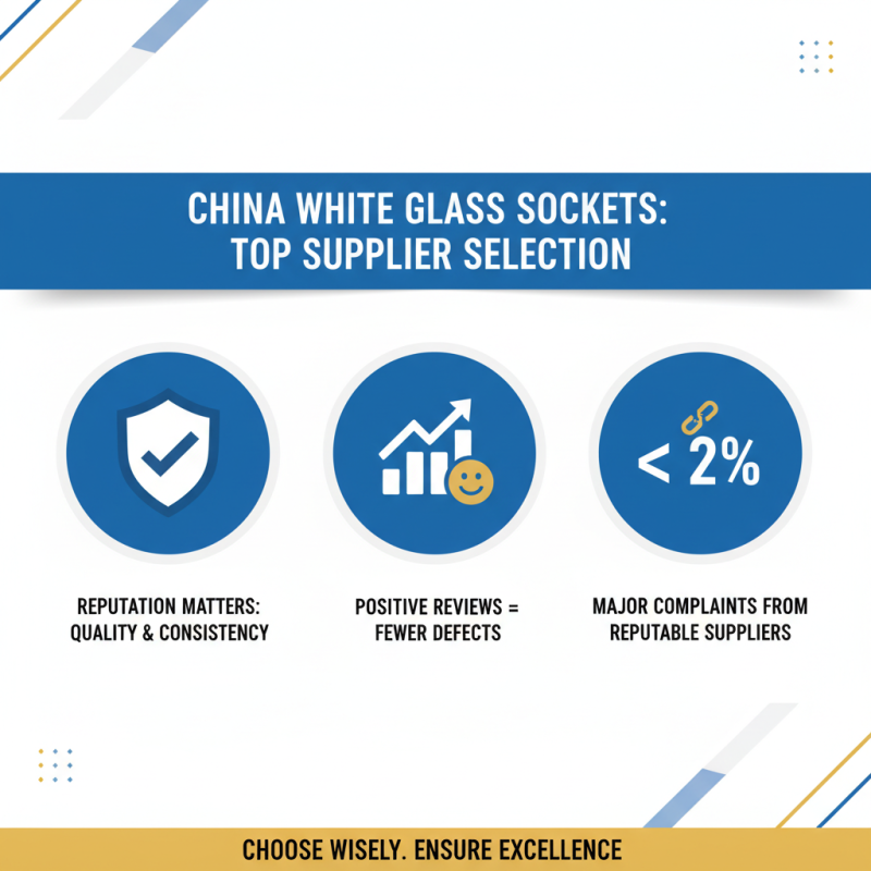 Top White Glass Sockets Supplier What to Consider When Choosing?
