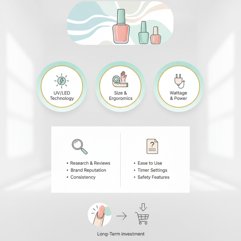 How to Choose the Best Gel Nail Lamp for Home Use?
