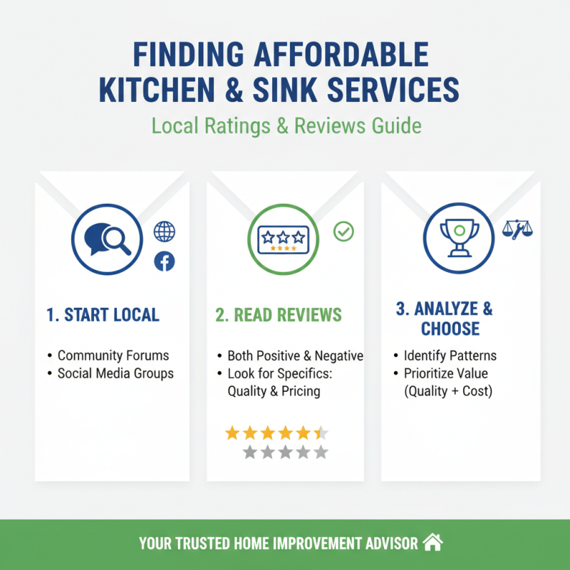 How to Find Cheap High-Quality Kitchen and Sink Service Near You?