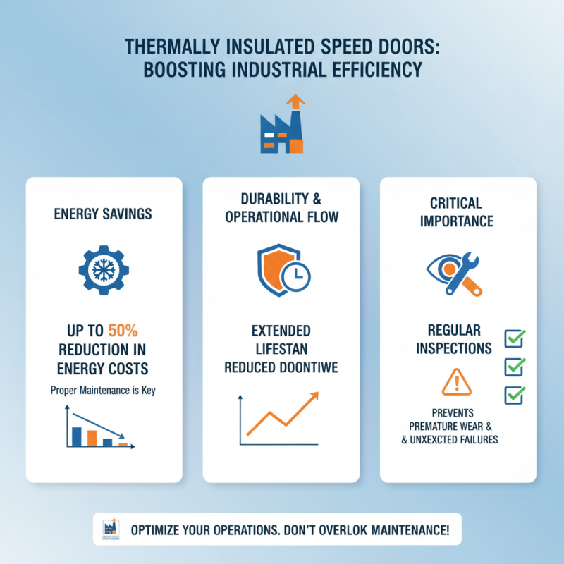 What are the Benefits of Thermal Insulated Speed Doors?