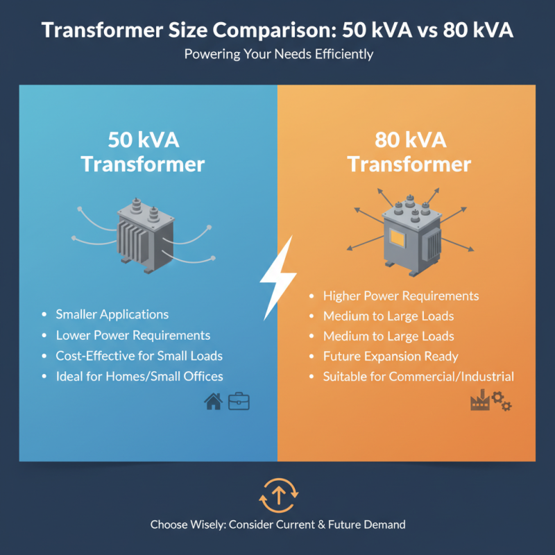 What is the Difference Between 50kva and 80kva Transformer?