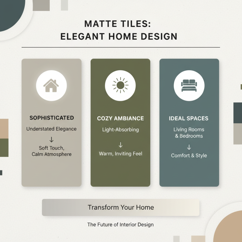Top 10 Benefits of Using Matte Tiles for Your Home