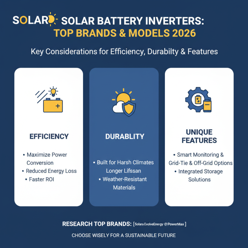 2026 Best Solar Battery Inverter Reviews and Buying Guide?