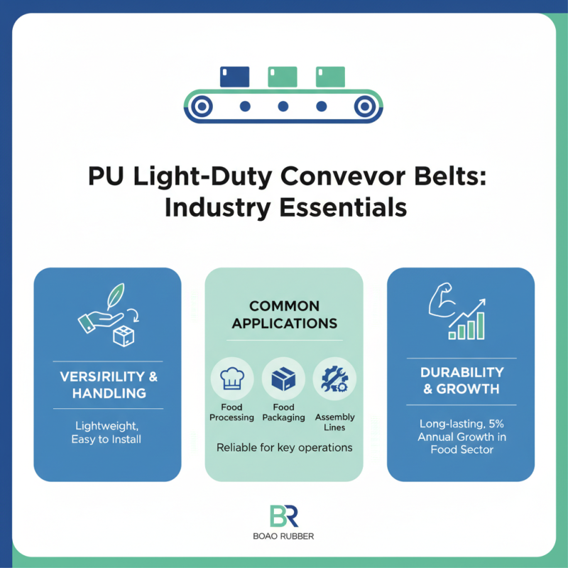 Best 5 Pu Light-Duty Conveyor Belts for Your Needs?