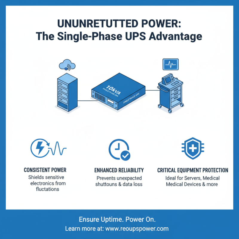Single Phase UPS Benefits and Applications Explained