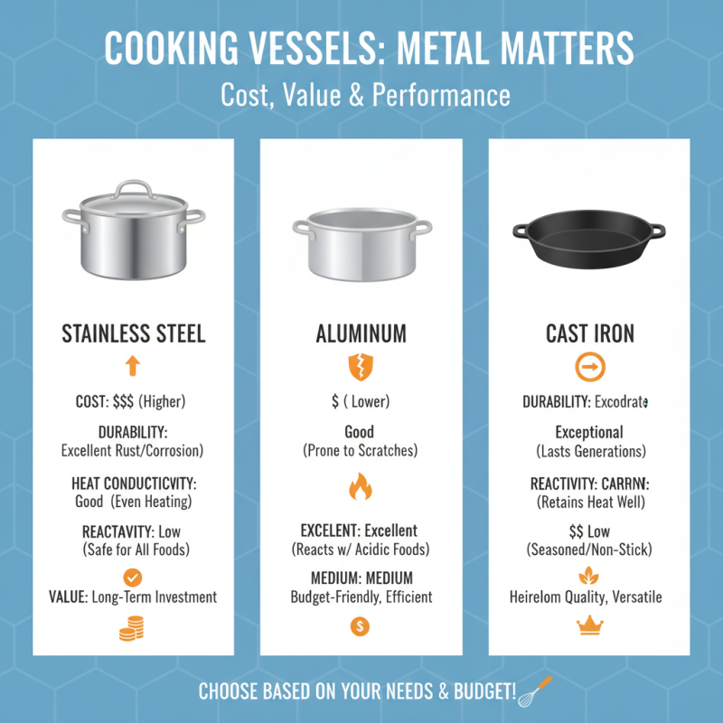 How to Choose the Right Metal Vessel for Cooking?