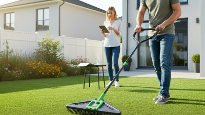 Top 5 Tips for Using an Artificial Lawn Rake Effectively?