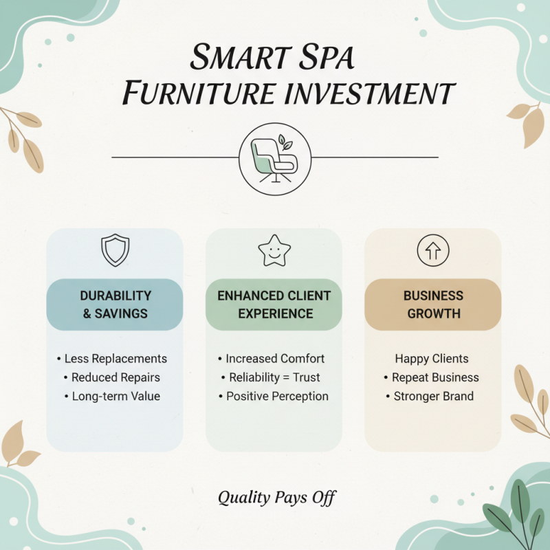 Why Invest in Quality Spa Furniture for Your Business?