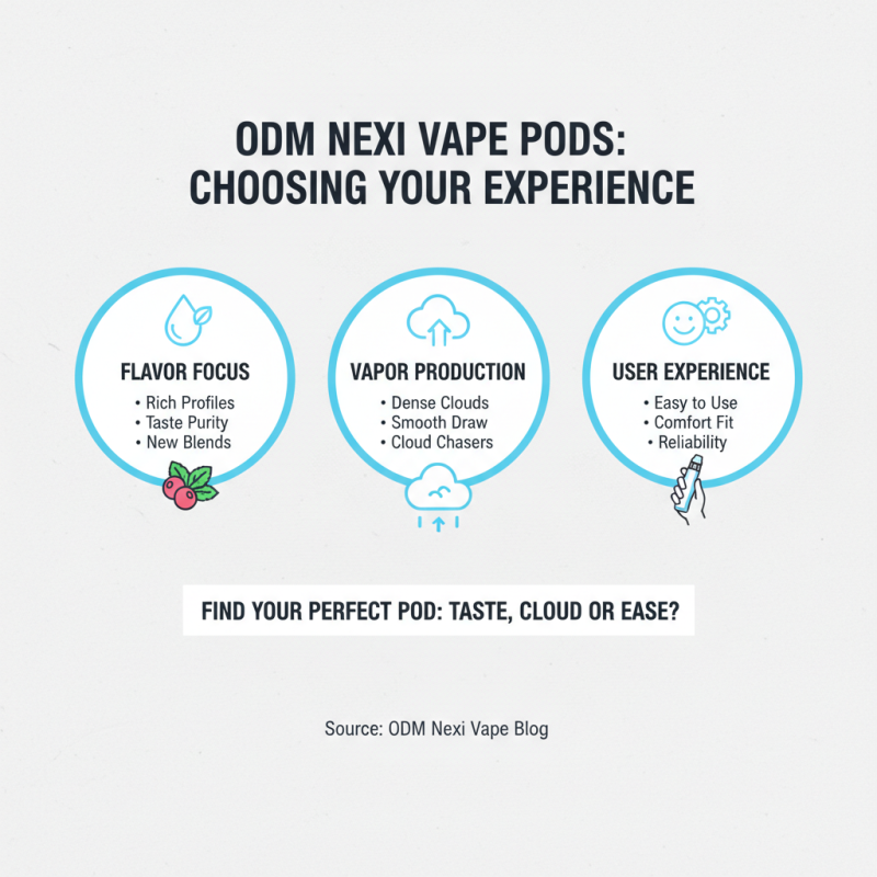 Top 10 ODM Buy Nexi Vape Pods Products for Smooth Vaping Experience?