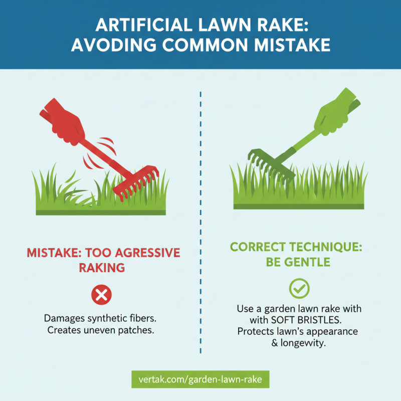 Top 5 Tips for Using an Artificial Lawn Rake Effectively?