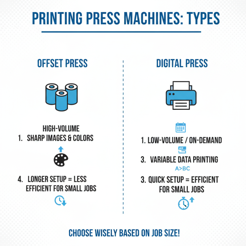 How to Choose the Right Printing Press Machines for Your Needs?